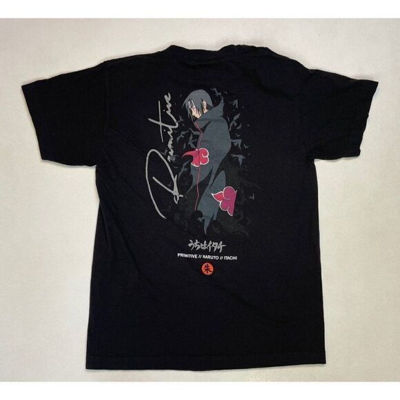 Primitive Naruto Itachi Graphic T-shirt Women Small Black Short Sleeve - Picture 1 of 6